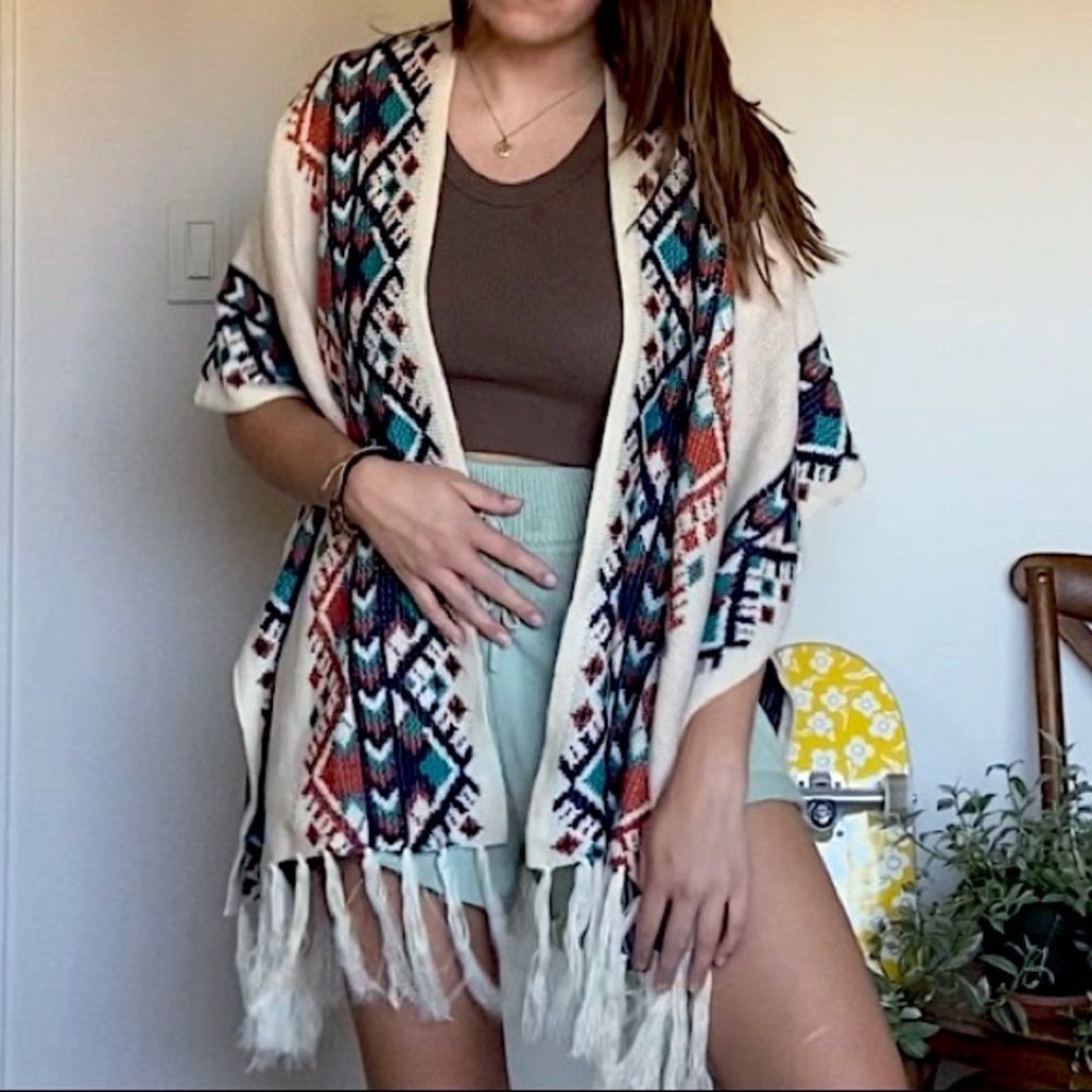 boho poncho